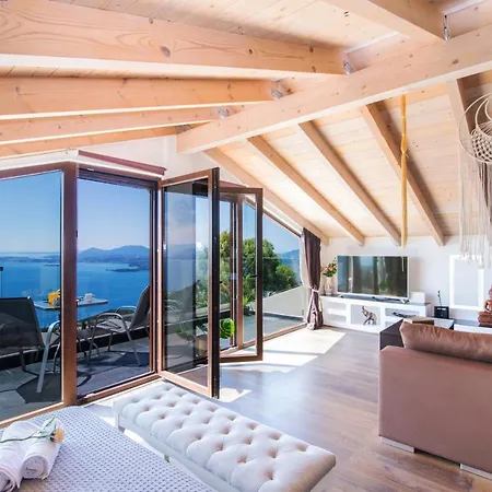 Ferienwohnung Blue Sky Loft By Corfuescapes Spartylas Exterior foto